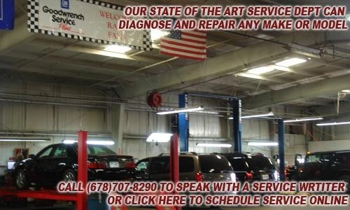 Inside Hardy Chevrolet Gainesville Work Area